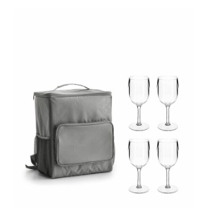 Kylbag ryggsäck + picknickglas